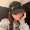 InsStyle Милая бейсболка Кепка с козырьком Прекрасный бантик Солнцезащитная шляпа Летняя спортивная шляпа