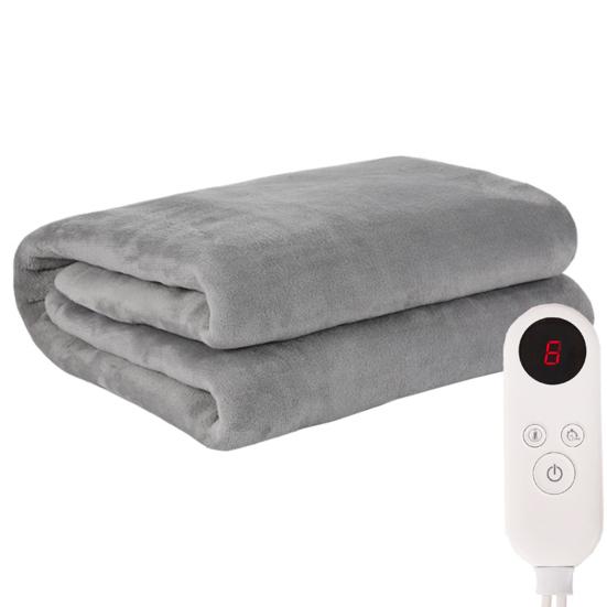 Электрическое одеяло с регулируемой температурой, быстрый нагрев, плюшевое фланелевое одеяло с подогревом, постельное белье для спальни, для холодной погоды