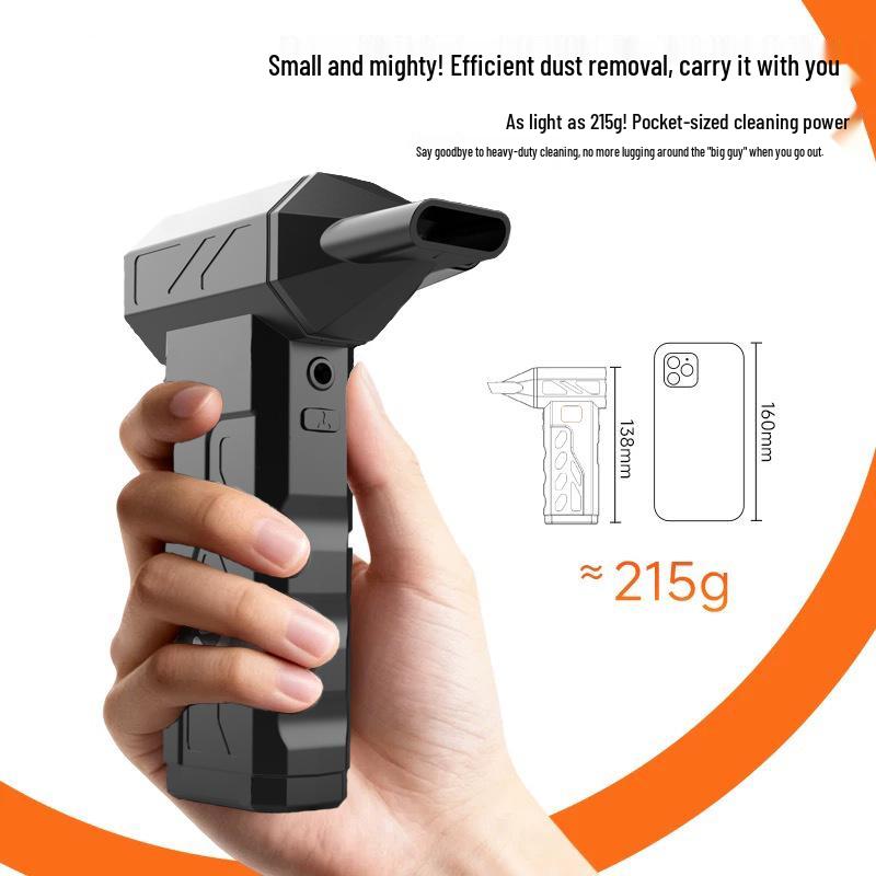 13 Turbo 10,000 RPM Brushless Motor Handheld Blower: Powerful Fan for Dust Removal & Camping