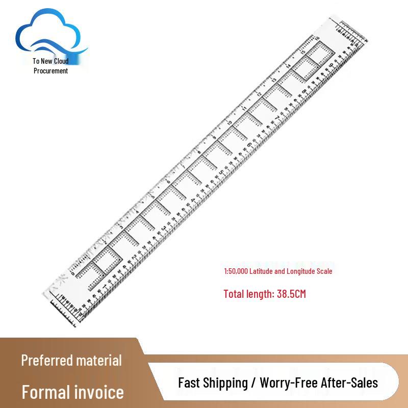 Professional Map Coordinate Measurement Ruler