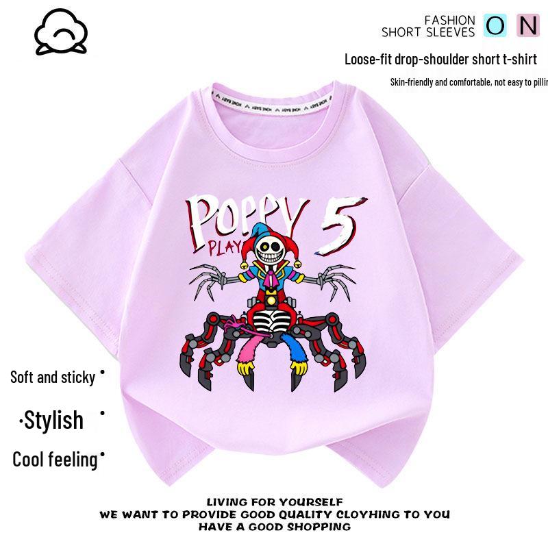 Детская летняя футболка с коротким рукавом Poppy Playtime Prototyp