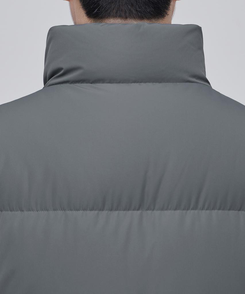 Musinsa Standard Goose Down Puffer Short Padded Jacket [Warm Grey]