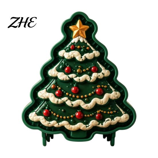 Nutcracker Cookie Embossers Christmas Mini Pie Mold, 3D Relief Embossed Hand Baking Holiday Dessert Making Kits Reusable DIY Dough Press Mold
