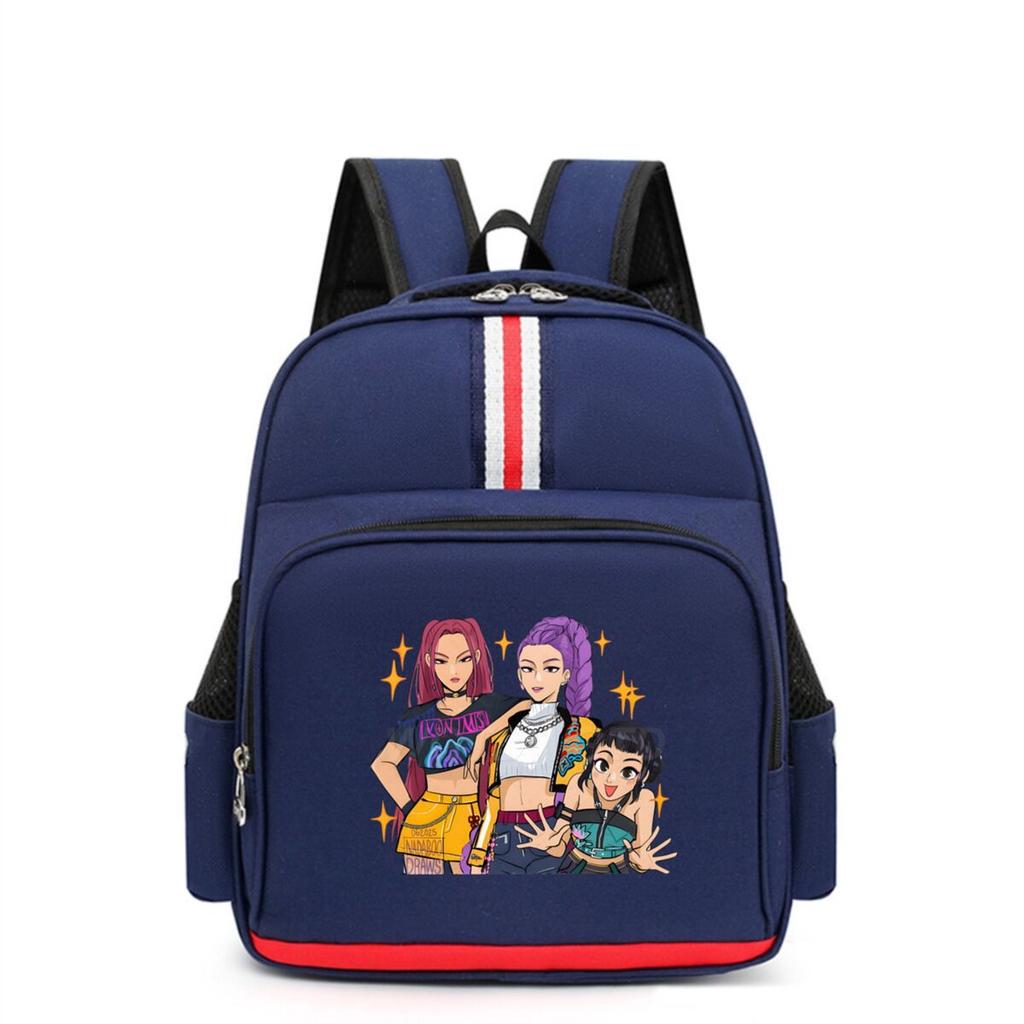 Kpop Demonunter Kids Backpack College Wind Large Capacity Student School Bag
