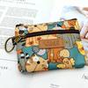 Милый мультяшный животный кошелек на молнии Маленький кошелек для мелочи Легкая сумка для хранения Сумка для денег Держатель для ключей и карт