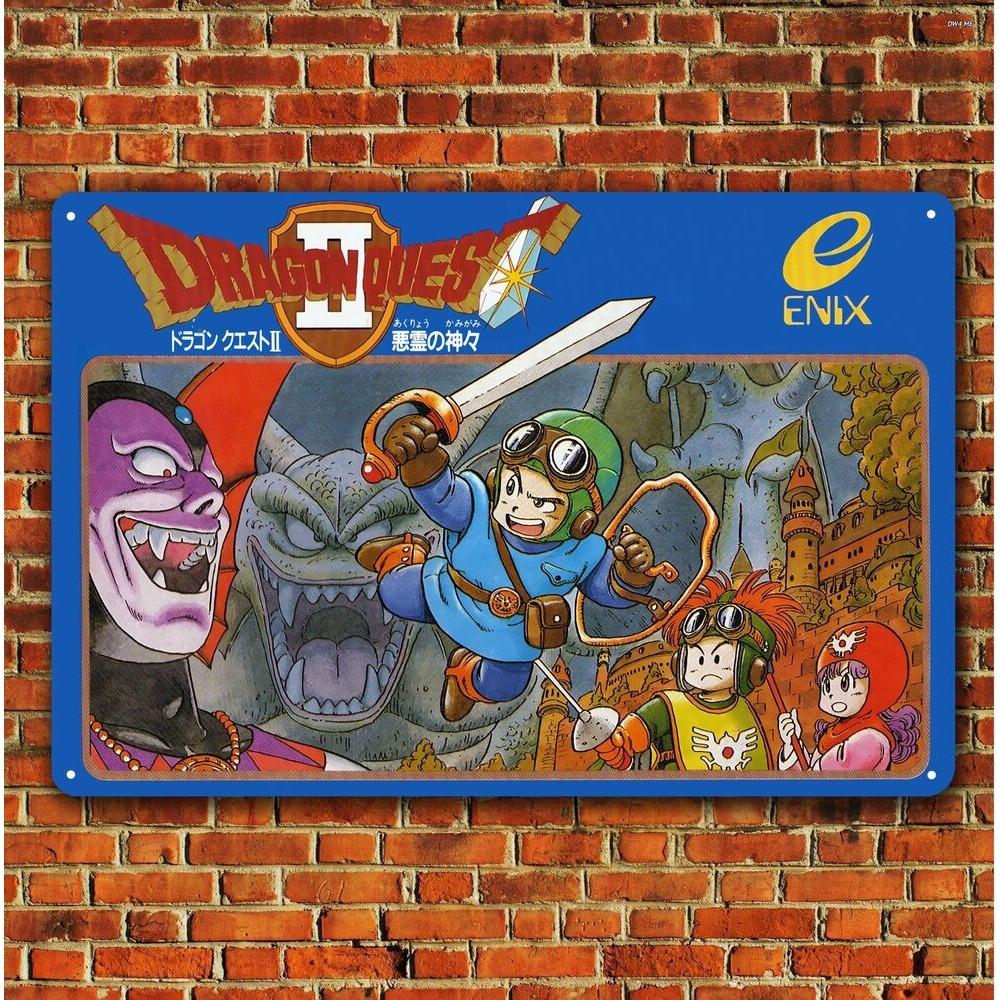 Dragon Quest Video Game Poster Collectable Sign