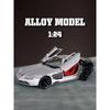 Высококачественная модель спортивного автомобиля BENZ SLR из сплава 1:24, крутые звуковые и световые эффекты, лучшая коллекционная модель для любителей автомобилей, рождественские подарки