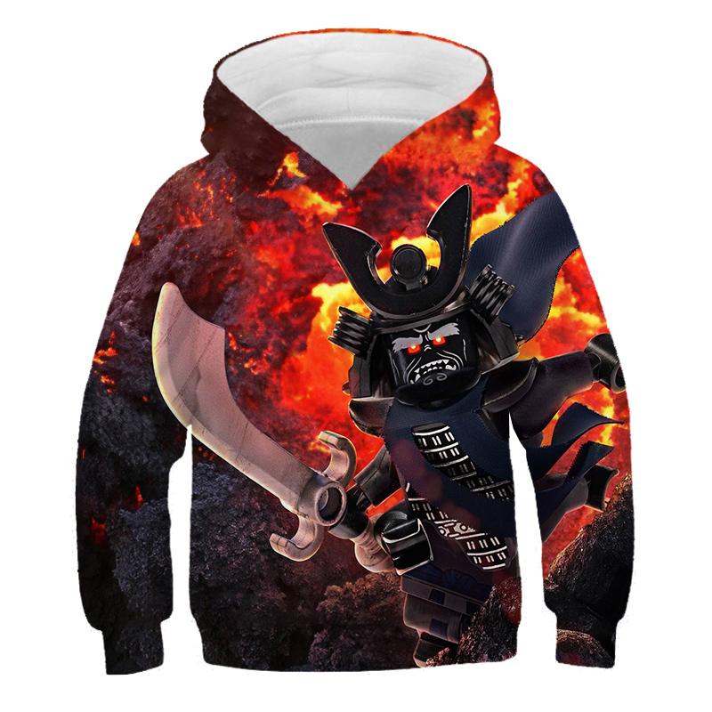 2025 Kids Ninjago Hoodies 3D Casual Print Pullover Kids Teen Boys Girls Kids Toddler Sweatshirts Toddler Tops 4-14 Years Old