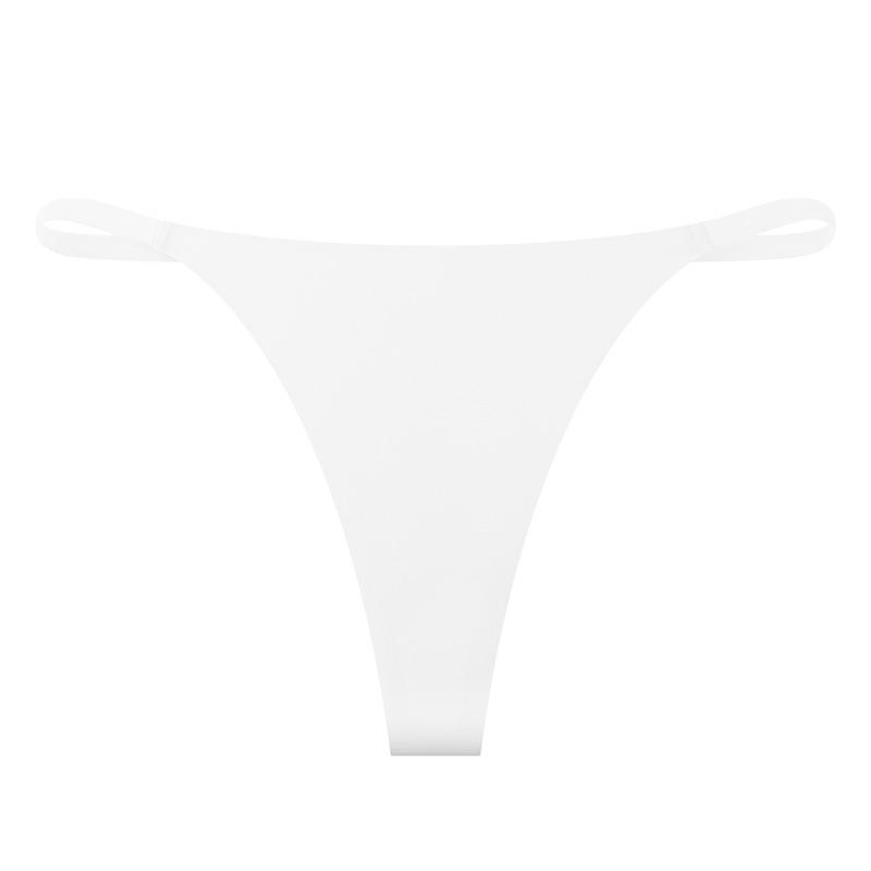 Seamless Ice Silk Low-Waist Breathable Women's T-Back Panties