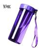 Cute Office Desktop Cup Transparent Water Cup, Portable Plastic Bottle, with Strap Reusable Handle, Clear Heat-resistant Drinkware, for School