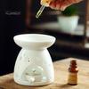 Керамический подсвечник для чайных свечей, большая емкость, горелка для эфирного масла, жаропрочная горелка для плавления воска, диффузор для благовоний, украшение для дома