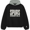 Fear of God Толстовка Essentials x NBA Spurs с капюшоном, черная/бирюзовая, унисекс, топы 192AL246403F