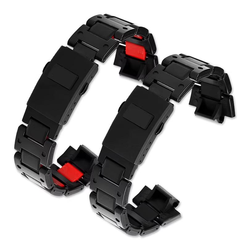 Пластиково-стальной ремешок Для G-SHOCK Casio 3516 DW-H5600MB браслет 18 мм Композитный резино-металлический ремешок для часов Легкий наручный ремешок мужской
