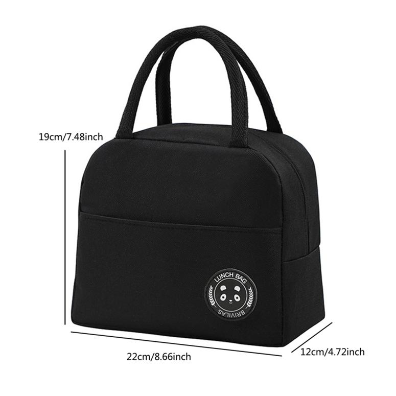 Унисекс Портативная сумка из ткани Оксфорд с медведем Бенто, повседневная сумка для пикника на открытом воздухе