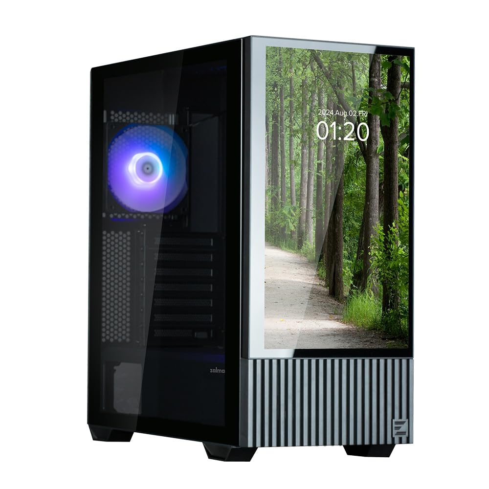 ZALMAN Z10 DS черный дюймовый Full HD монитор Mid Tower ПК корпус Z10 DS черный CS9076 15.6