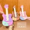 Fashion Guitar Key Chain Cute Musical Instrument Keychain Sweet Guitar Keyring  Car Key Ornament