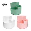 Multi-compartment Pen Holder 360 Degree Rotating Holder, Large Capacity Office Desk Organizer Desktop for School Home Storage Makeup Brush