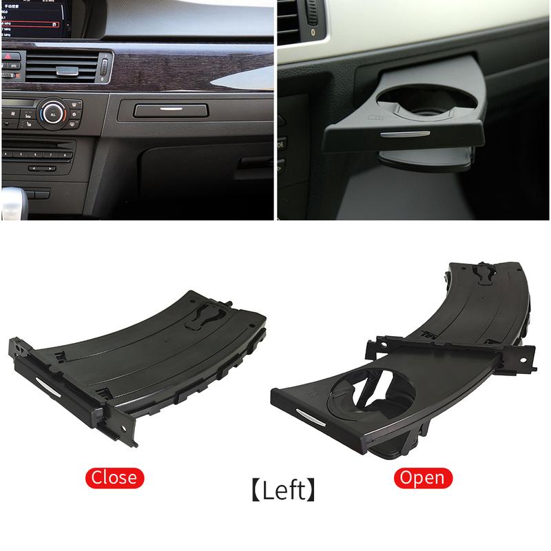 LHD Car Centre Console Insert Cup Holder Replacement Accessory For BMW 3 Series E90 E91 E92 E93 320 325 330 335 2005-2012