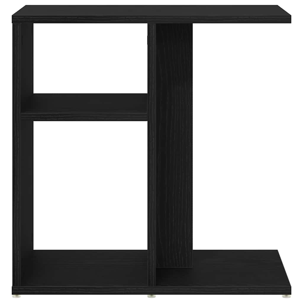 Side Table Black Oak Look 50 x 30 x 50 cm