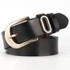Leather Belt For Women With Alloy Pin Buckle And Trendy Design For Daily Fashion