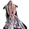 High-quality Luxurious Silk Scarves Headband Scarfs Neck Scarf For Women Chain Silk Scarf Women's Decorative Shawl