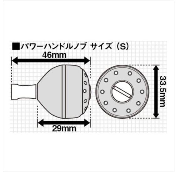 SHIMANO Оригинальные детали катушки Yumeya алюминиевая круглая ручка с электроприводом ручка размера S для типа A черная/золотая