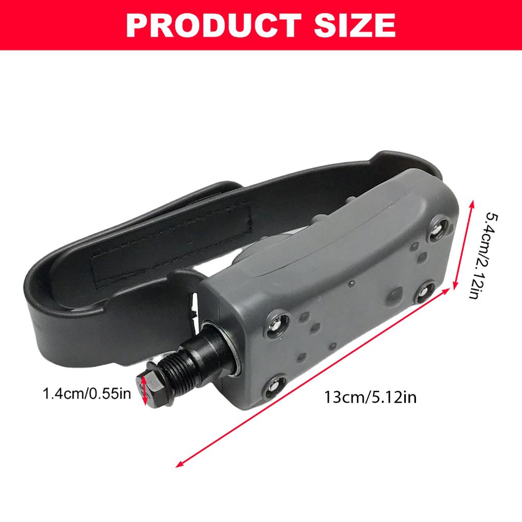 Nonslip Exercise Bike Pedals Cycling Equipment Fitness Bike Pedals Plastic Texture Suitable for Indoor Training Use