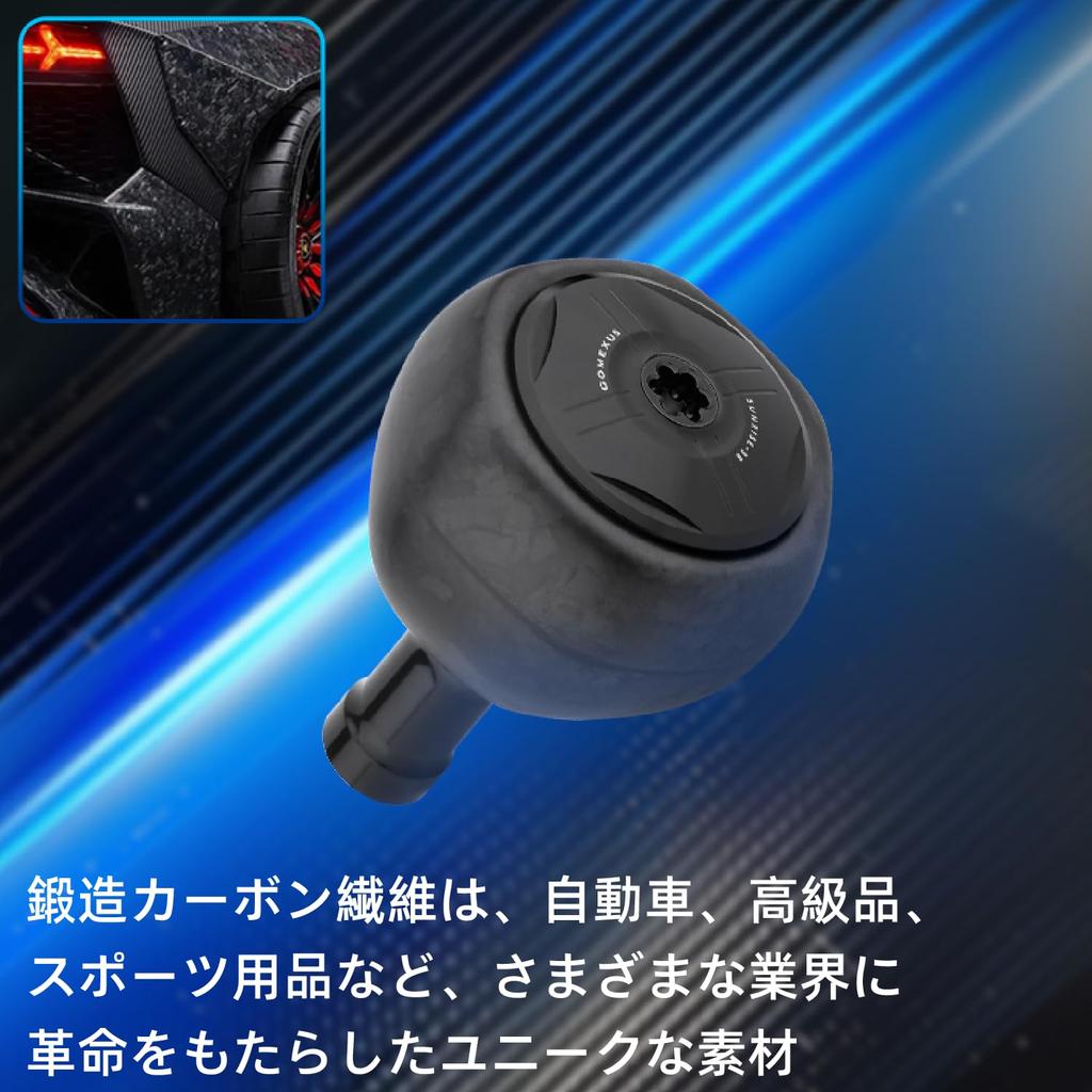 Ручка катушки Gomexus F38, круглая ручка из кованого карбона, 38 мм, сменная ручка Daiwa Type S Shimano Type A, катушка для спиннинга, совместимая с морскими
