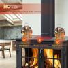 6 Blade Stove Top Fan Home Efficient Log Wood Burner Useful Heat Powered Fan