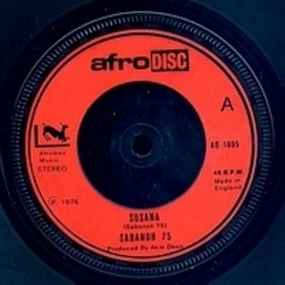 7inch Record SABANOH 75 Susana AD1005 Afrodisc 1976 UK World Music Used