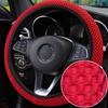 Летний дышащий шелковый чехол на руль, универсальный для 38 см, износостойкие, противоскользящие автомобильные аксессуары