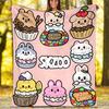 1pc Kpop Team2 Theme Blanket - Digital Print, Polyester, Cozy for All Seasons, Perfect for Outdoor, Camping, and Travel