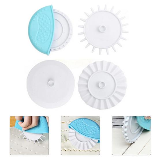 Yousheng Pastry Wheel Cutter for DIY Baking Lattice Decorative Roller Dough Pastry Wheel Decorator And Cutter Plastic Pie Decoration Cutter