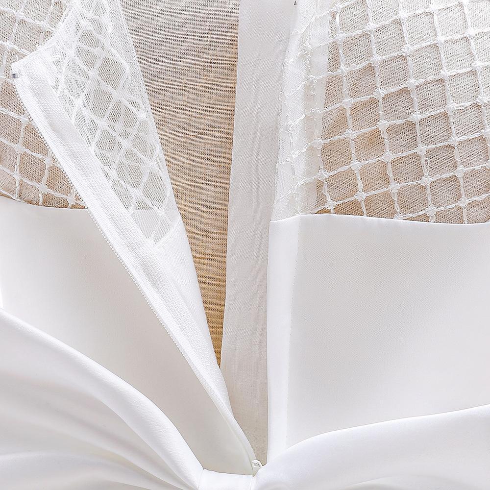 Милое платье-пачка для маленьких девочек, кружевное платье принцессы с цветочной вышивкой для вечеринки в честь 1-го дня рождения, голубая тюлевая одежда для выпускного вечера с бусинами для маленьких девочек