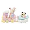 Sylvanian Families Amusement Park Vehicle Set Train Airplane ST Mark Ages 3 and Toy Sylvanian Epoch - & - Ko-79 Certified, Up, Dollhouse, Families,