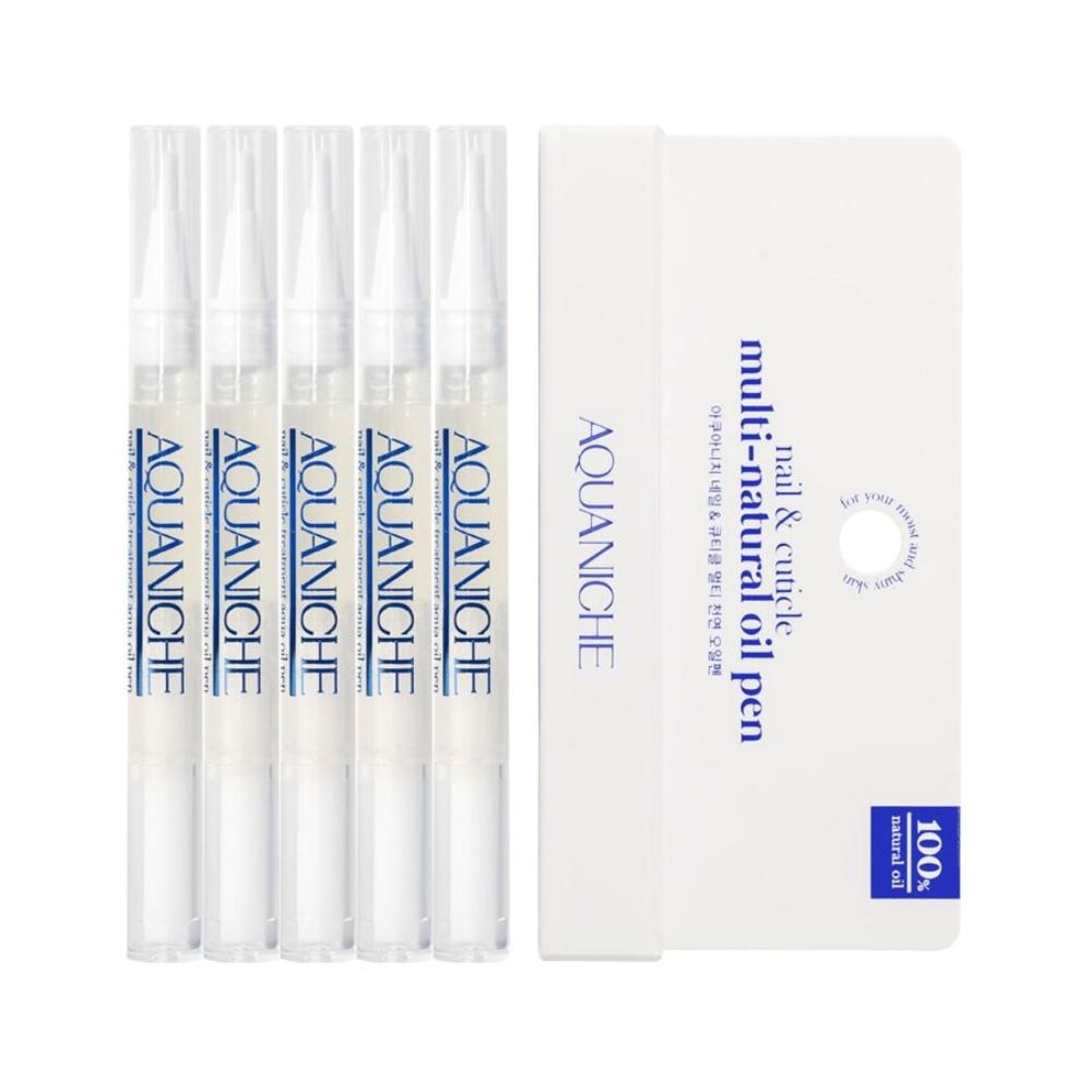 Aquaniche Nail & Cuticle Multi-natural Oil Pen 2ml*1Pc/2Pc/3Pc/4Pc/5Pc