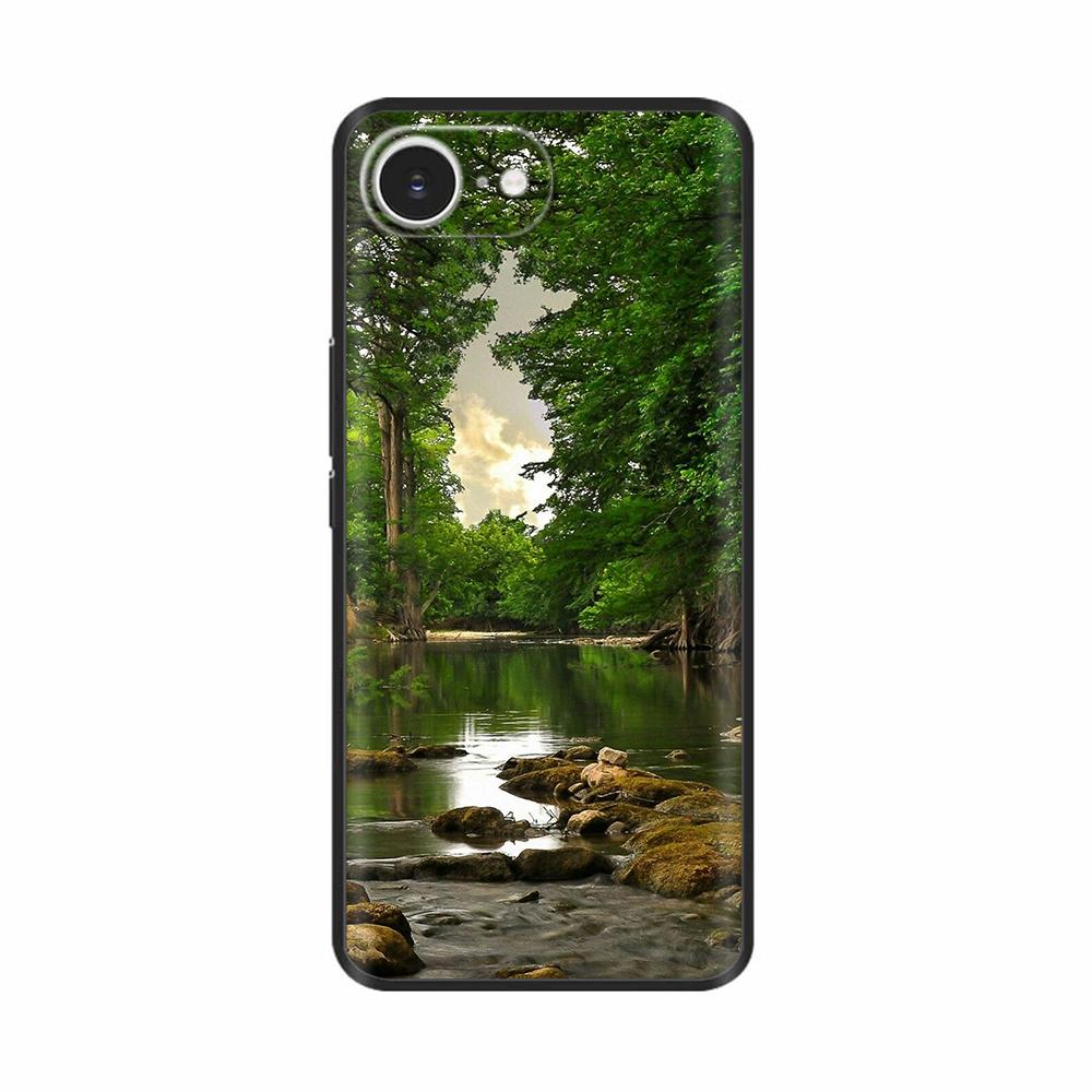For iPhone 16e Case Black Silicone Painted Case For iPhone 16e Cover TPU Anti-drop Phone Protector Cover For iPhone 16 E Cases