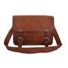 17 In Laptop Messenger Bag Leather Satchel Office College Crossbody Shoulder Bag
