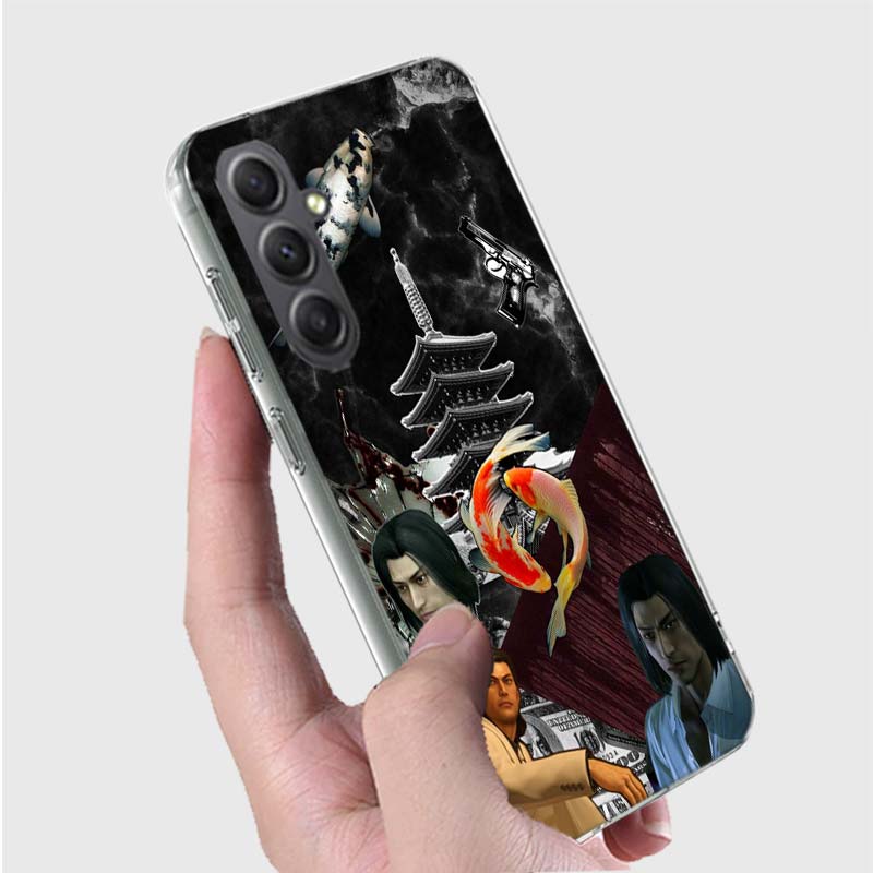Yakuza 0 Game Phone Case for Samsung A16 A26 A36 A56 A17 A37 A57 A07 A06 A02S A03 A04S A05S Galaxy Note 20 10 A50S A71 A51 A31 A