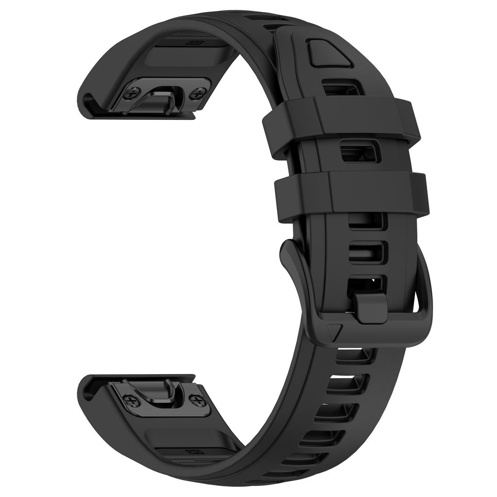 Ремешок 20 мм для Garmin Fenix 8 43 мм/Descent MK3/MK3i/epix Pro (Ген 2) Универсальный силиконовый ремешок для часов 42 мм