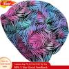 Tropical Palms Beanie Chemo Hat Cancer Headwear Knitted Hats Baggy Slouchy Scarf Cap for Adults Women Men