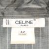 Celine 90s Old French Striped Pattern Long Sleeve Button Down Shirt 42 Women Used