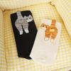 Cute Cat Socks with Balls Women's Cotton Novelty Animal Crew Socks 3D Fuzzy Balls Funny Cat Socks for Cat Lovers And Friends