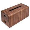 Smart Eye Tissue Case DBR 280 X 140 X 135mm Walnut Veneer Tissue Case with Drawer MOKUREN RF-011-WN