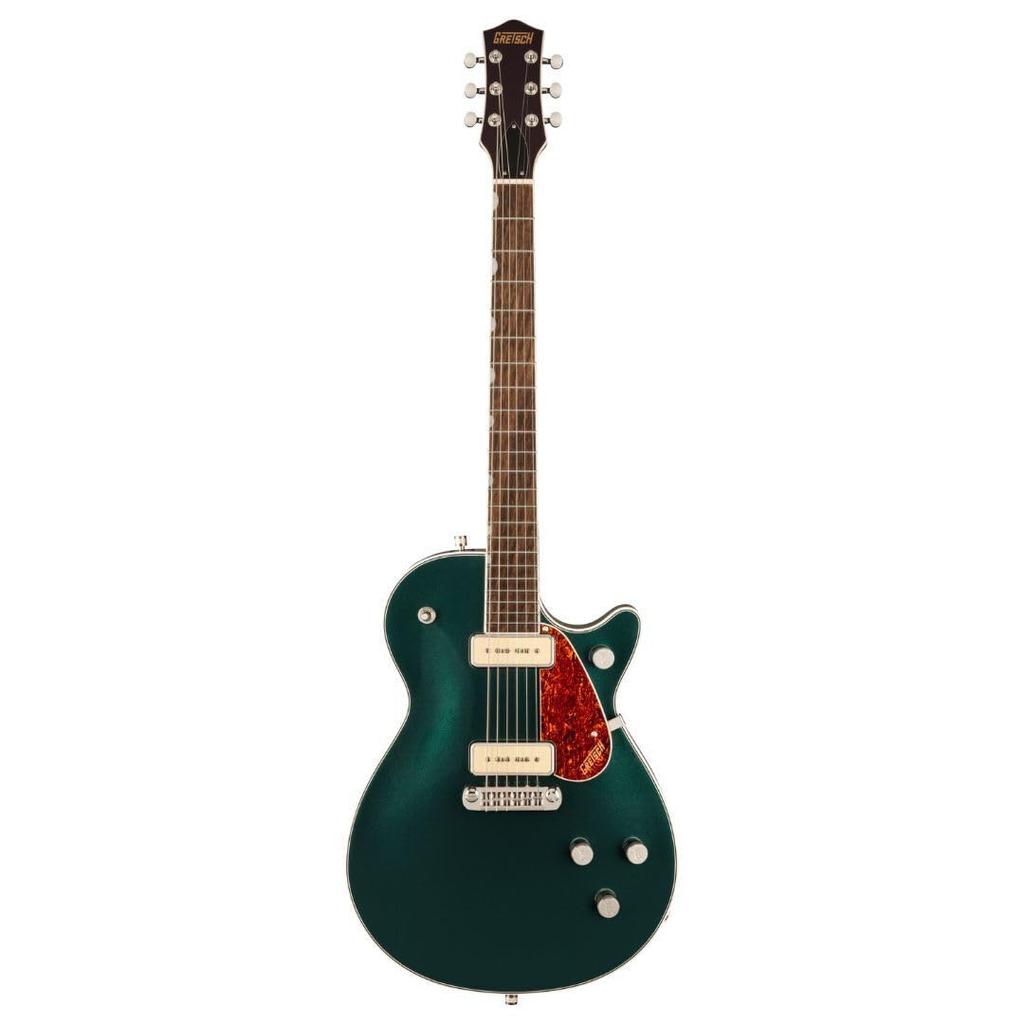 GRETSCH Электрогитара Два 90 с лавровым грифом Cadillac Green Мягкий чехол в комплекте G5210-P90 Electromatic® Jet™ Single-Cut Wraparound, Накладка на гриф,