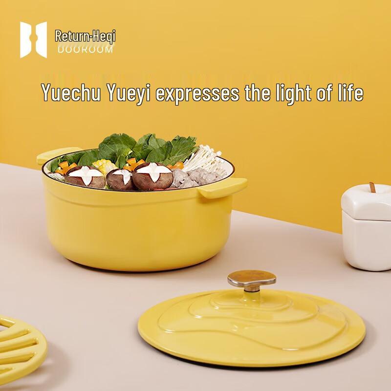 Premium Enamel Cast Iron Stew Pot