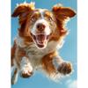 5d DIY Алмазная картина, вышивка крестом, милые животные, счастливые щенки, алмазная вышивка, мозаика, полная круглая дрель, домашний декор, искусство