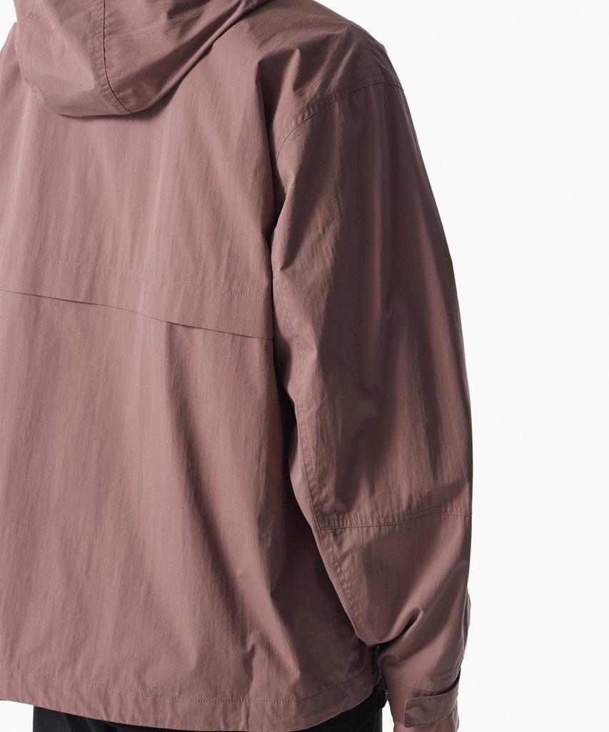 Musinsa Standard [City Leisure] Cn Hooded Windbreaker Jacket [Smoke Pink]