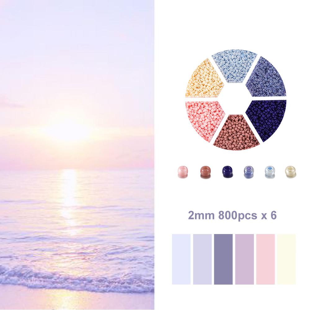 1Set with Box Glass Seed Beads Czech Charm Crystal Spacer Glass Bead For Jewelry Making Kits DIY Handmade Supplies Accessories Set