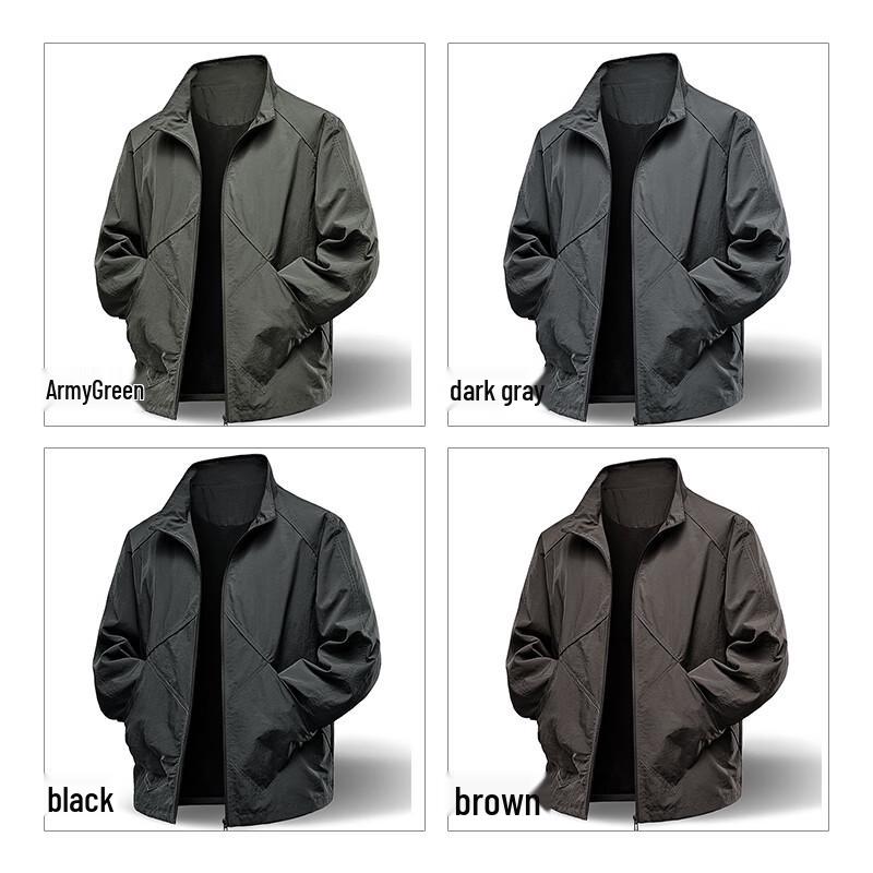 Men's Stand Collar Casual Sport Jacket